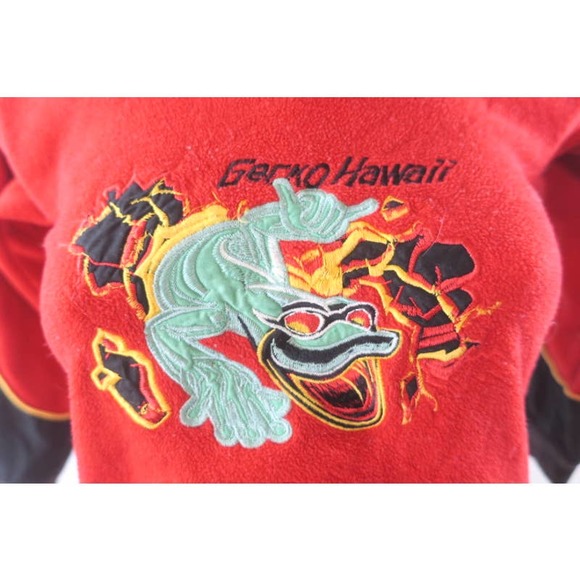 Gecko Hawaii Vintage 90s Youth 7 Fleece Sweatshirt - Picture 2 of 7